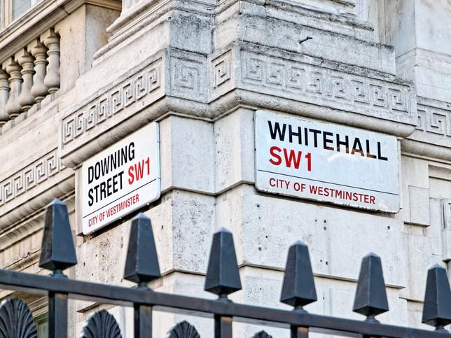 Whitehall sign. The government needs to step up in the battle for student retention