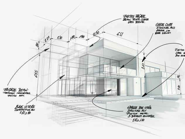 University building design and blueprint
