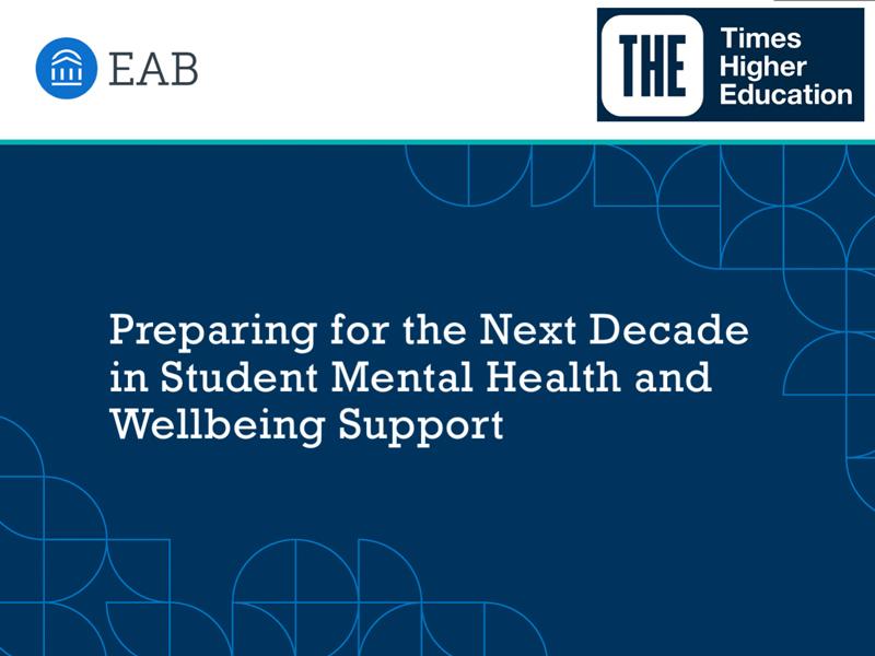 Preparing for the next decade in student mental health and well-being support