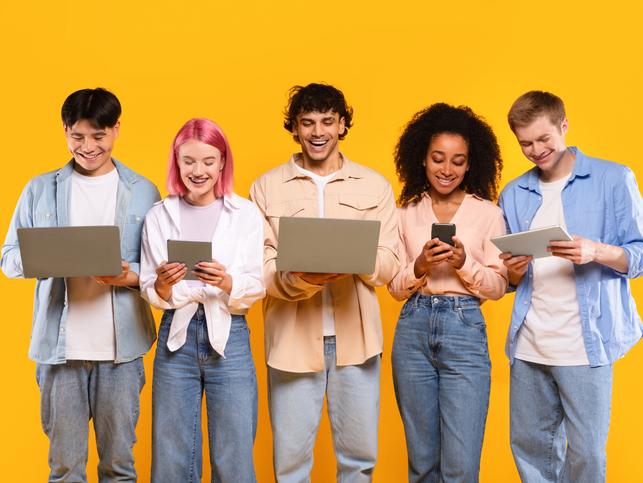 Members of Gen Z use a range of devices