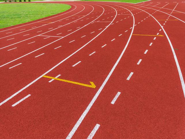 A running track