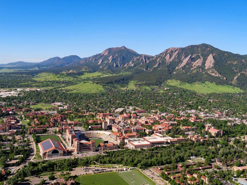 The University of Colorado Boulder campus