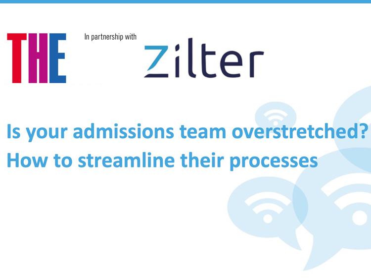 Is your admissions team overstretched? How to streamline their processes