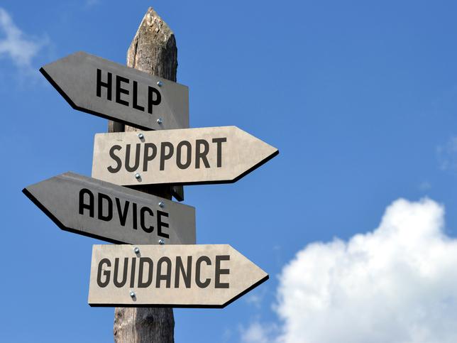 Signposts for help, support, advice and guidance
