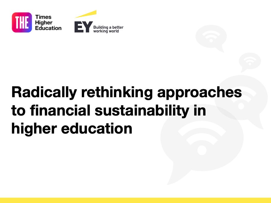 Radically rethinking approaches to financial sustainability in higher education
