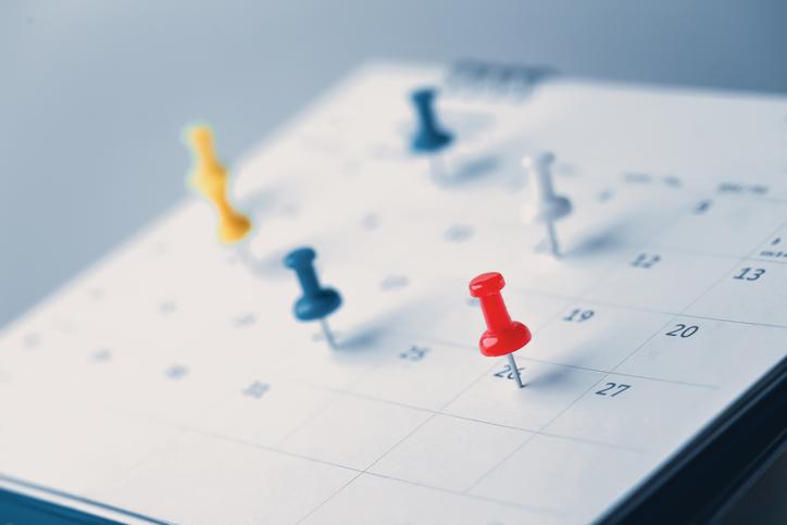 Timeline and calendar for project management