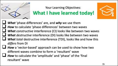 ILOs slides: What I have learned today