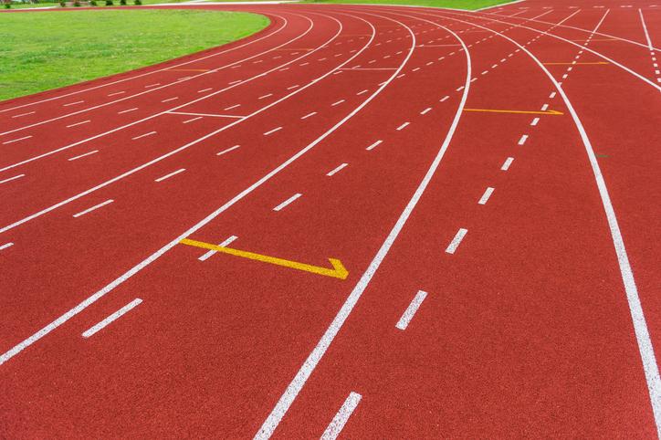 A running track